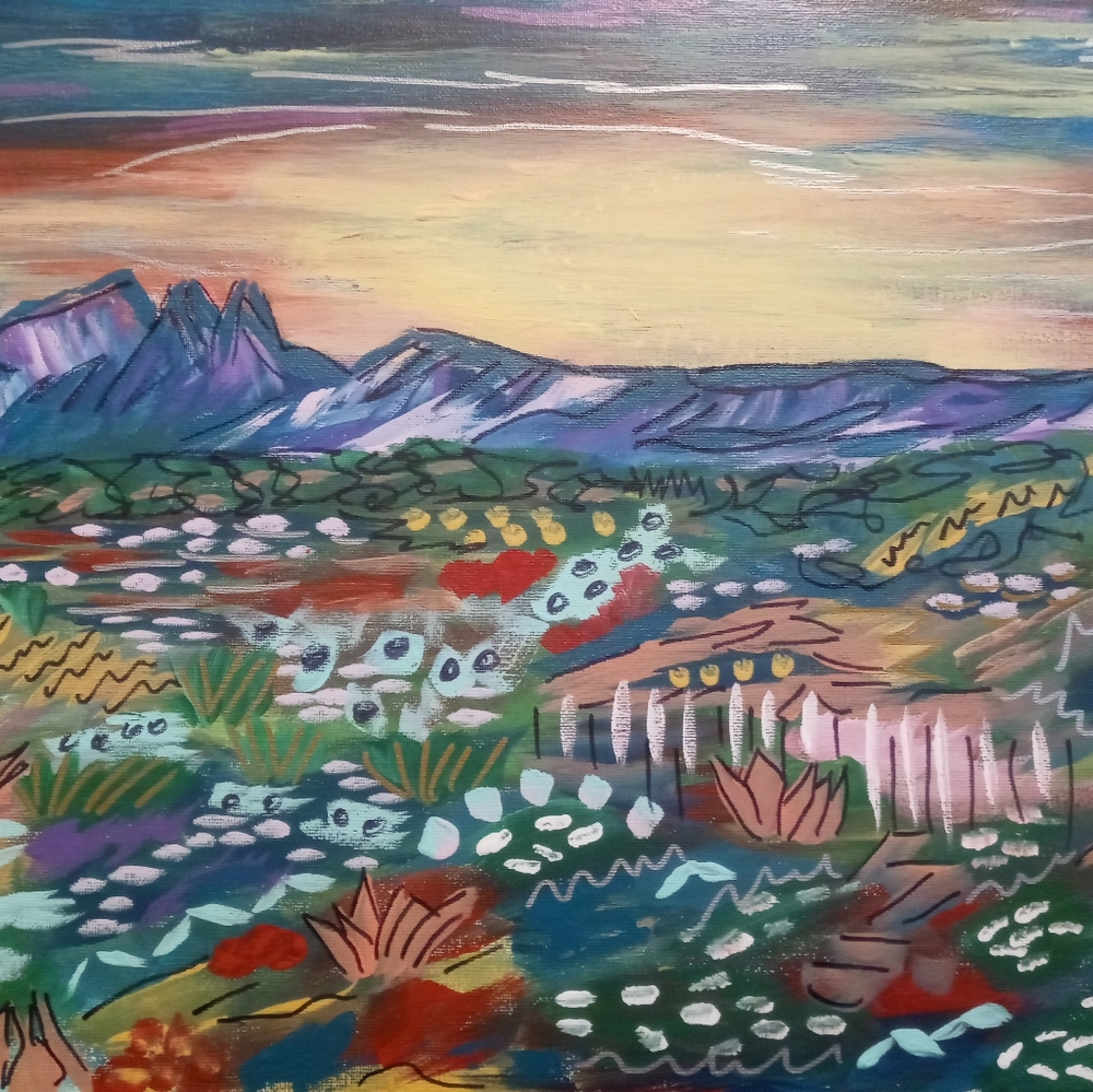 16x20 Abstract Landscape